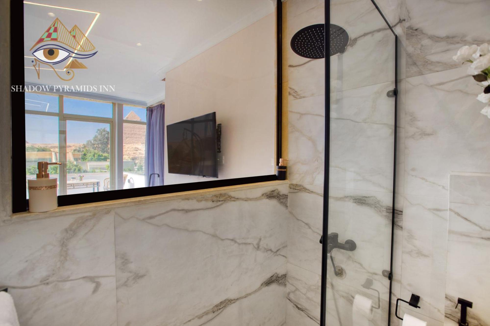 Shadow Pyramids Suites And Jacuzzi Kafret el-Gabal Dış mekan fotoğraf