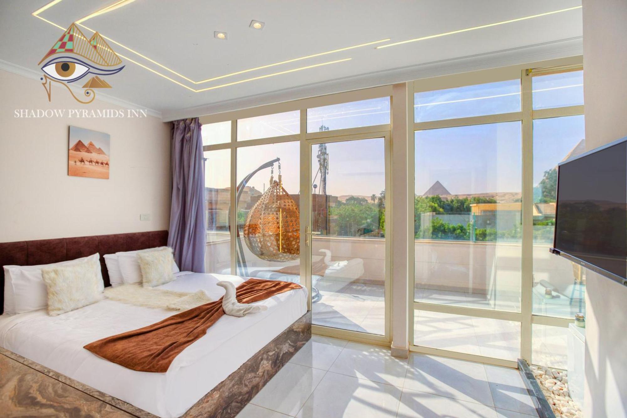 Shadow Pyramids Suites And Jacuzzi Kafret el-Gabal Dış mekan fotoğraf