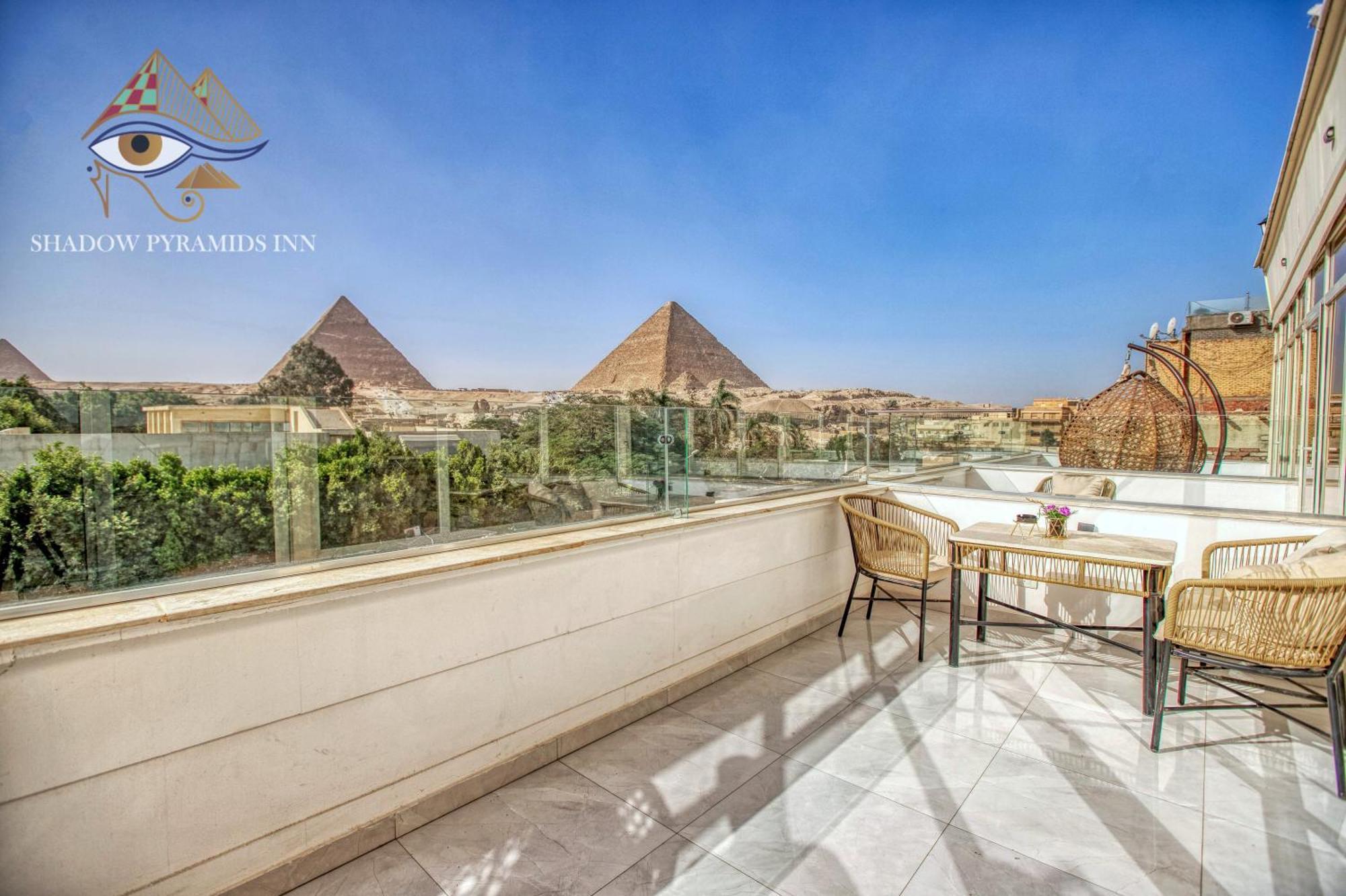 Shadow Pyramids Suites And Jacuzzi Kafret el-Gabal Dış mekan fotoğraf