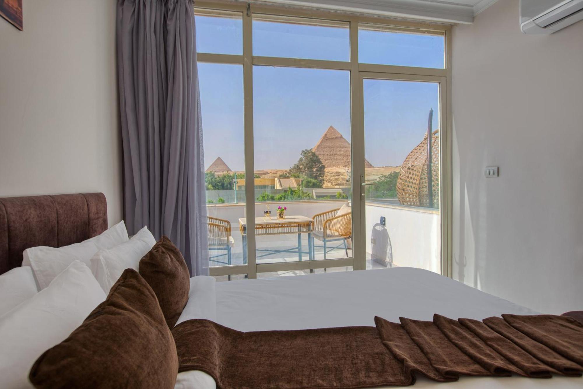 Shadow Pyramids Suites And Jacuzzi Kafret el-Gabal Dış mekan fotoğraf